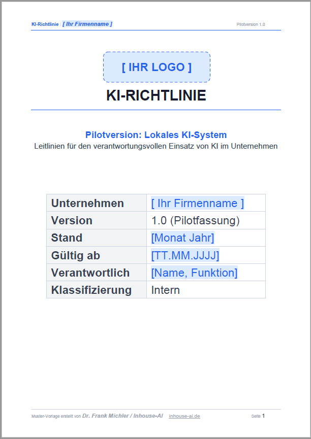 Muster-KI-Richtlinie